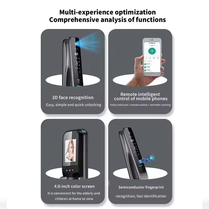 HX5 Smart Door Lock 3D Face Re - Home Security And Cameras ulasan dan harga