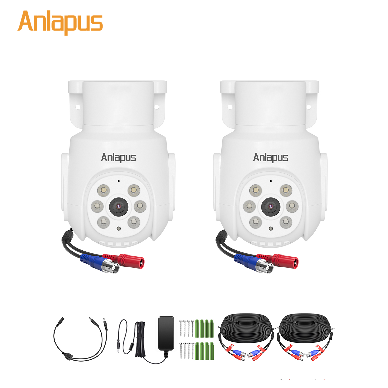Anlapus 5MP Pan Tilt Wired Sec - Home Security Monitoring System ulasan dan harga