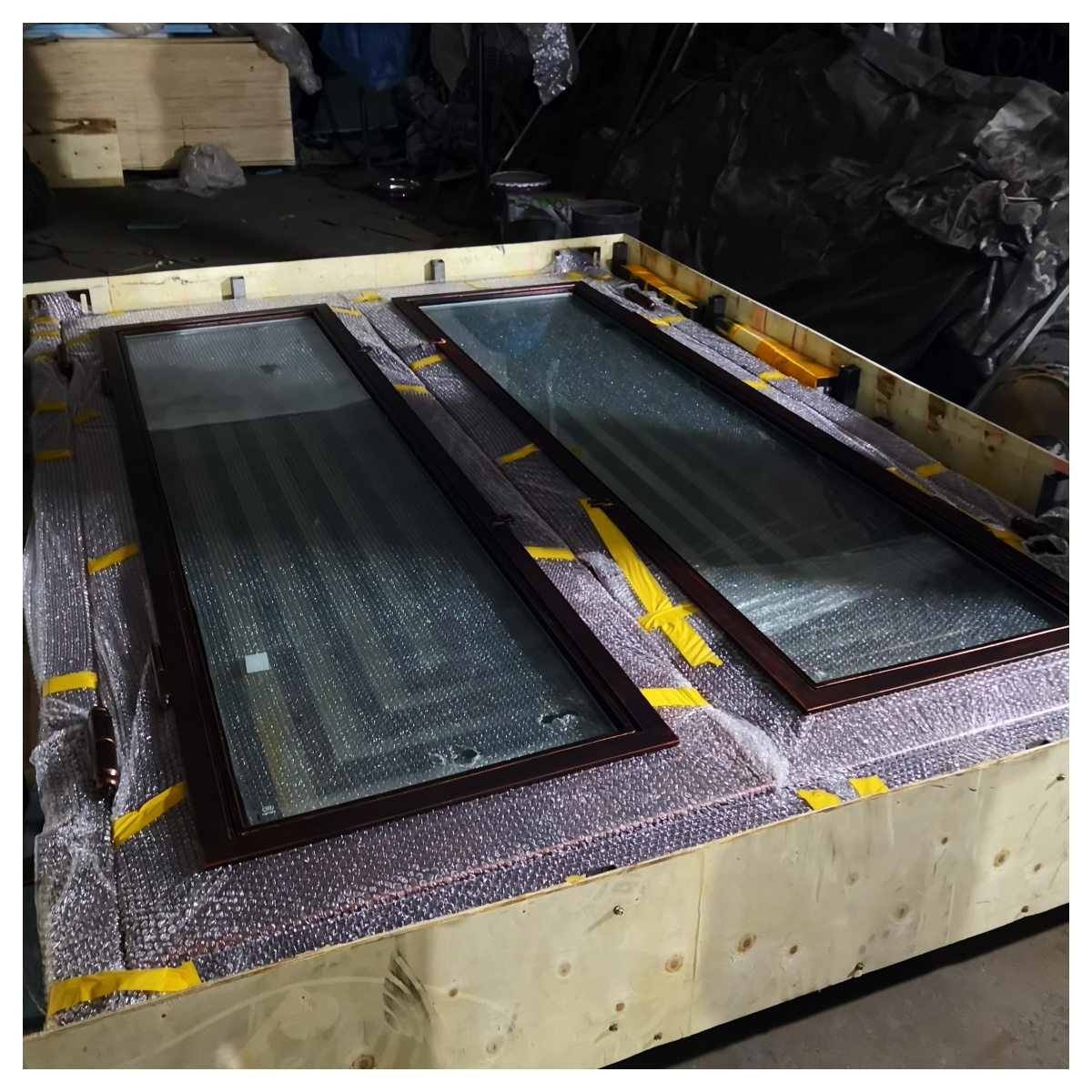 China Steel Glass Door South A - Home Security Of America ulasan dan harga