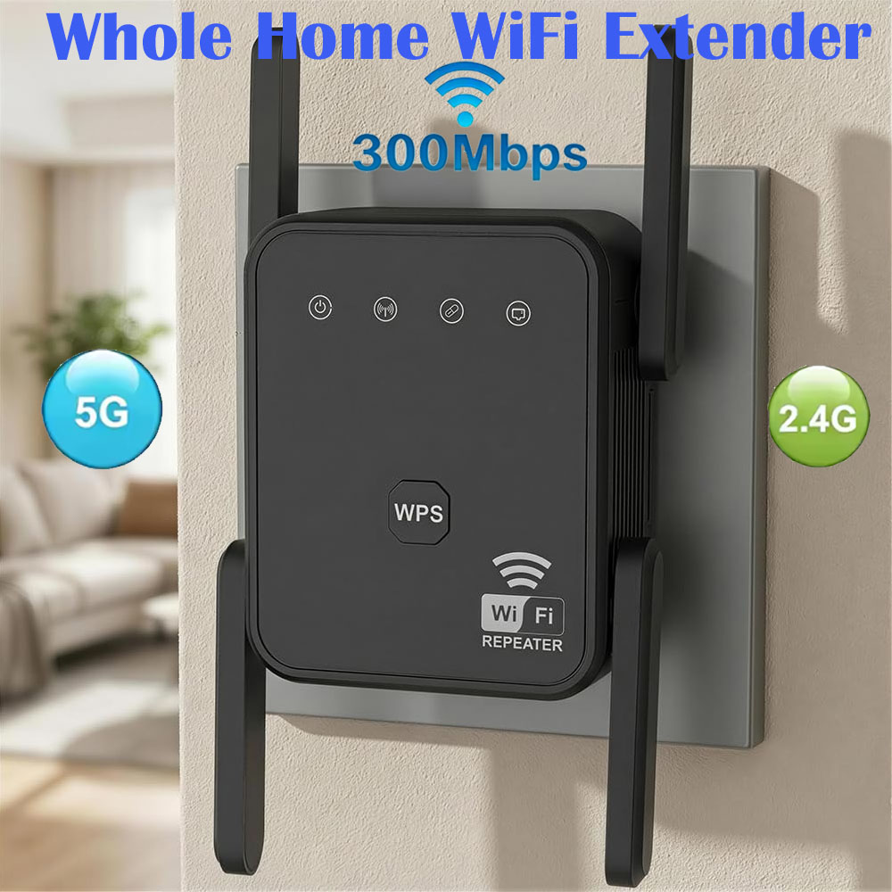 2026 New WiFi Repeater 300Mbps - Home Security Network ulasan dan harga