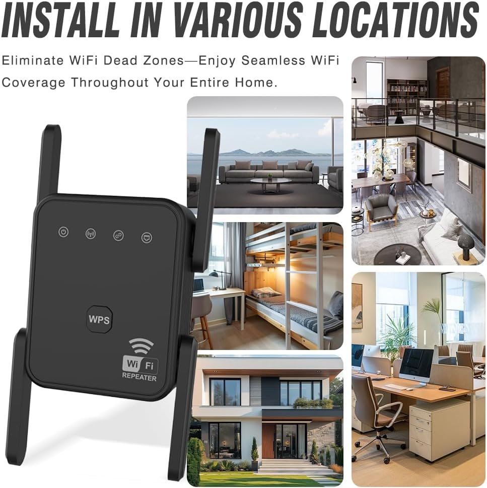 2026 New WiFi Repeater 300Mbps - Home Security Network ulasan dan harga