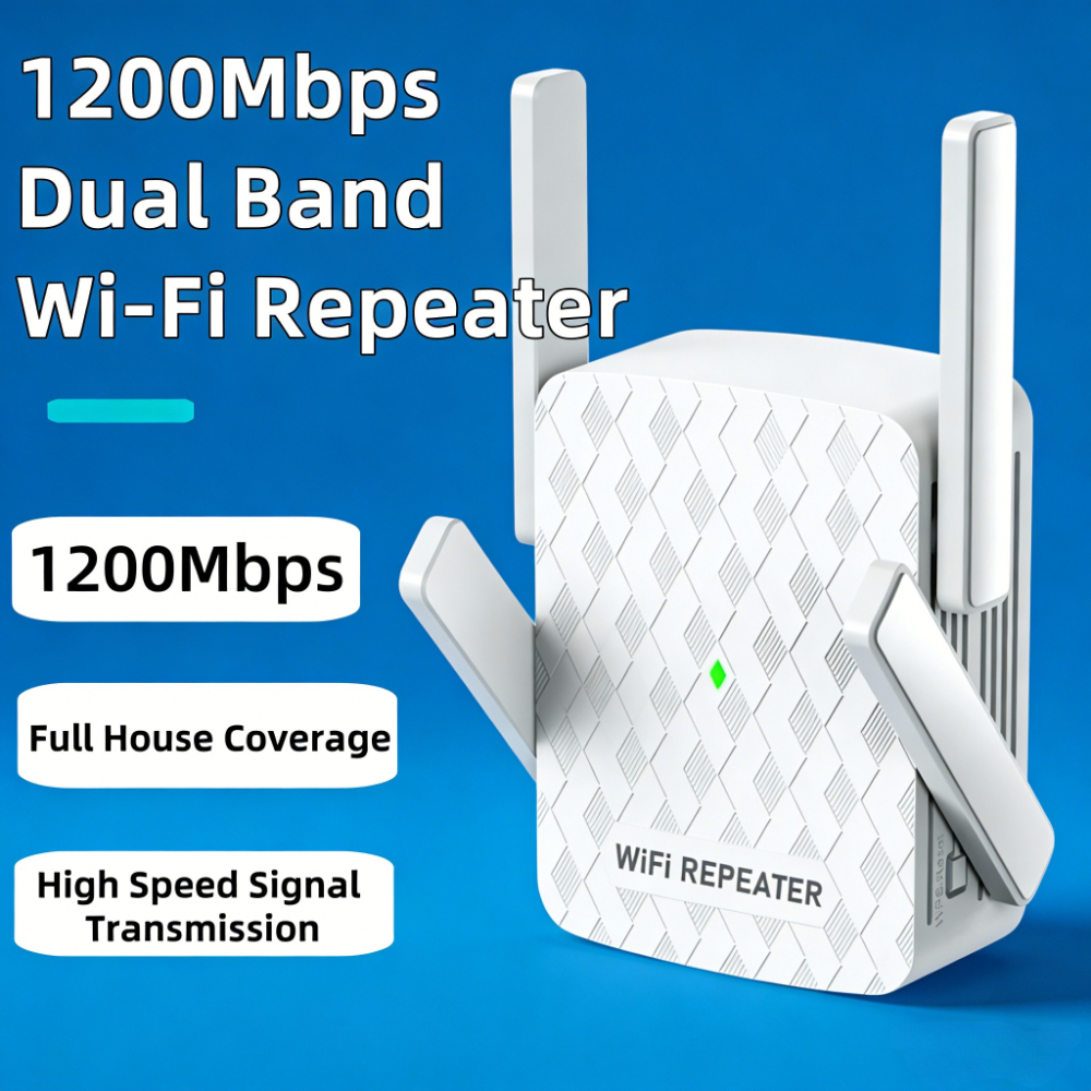 New 1200Mbps 5Ghz WiFi Repeate - Home Security Network ulasan dan harga