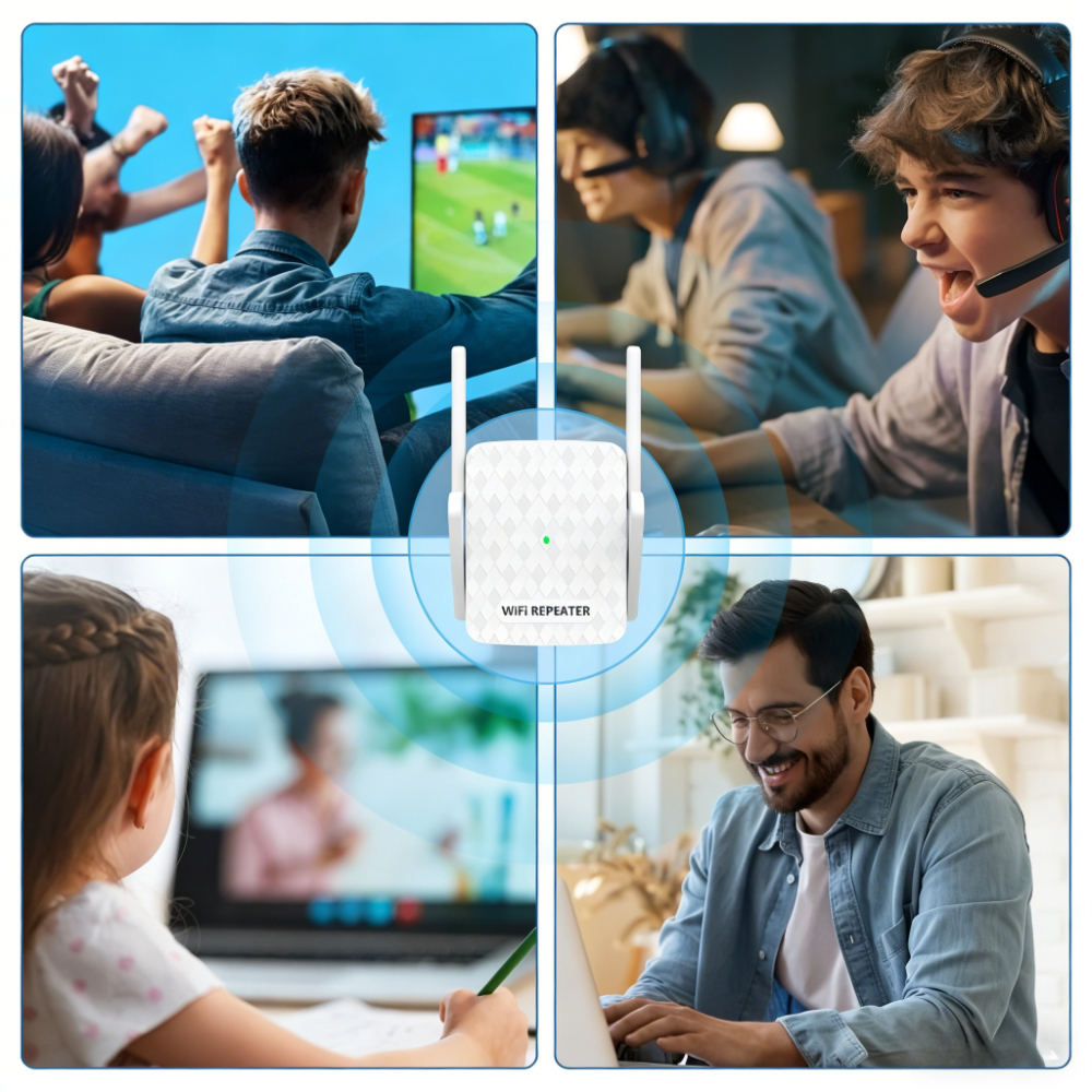 New 1200Mbps 5Ghz WiFi Repeate - Home Security Network ulasan dan harga