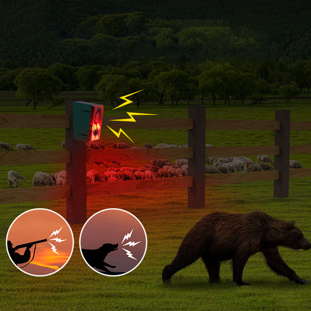 Solar Outdoor Motion Sensor Al - Barking Dog Alarm ulasan dan harga