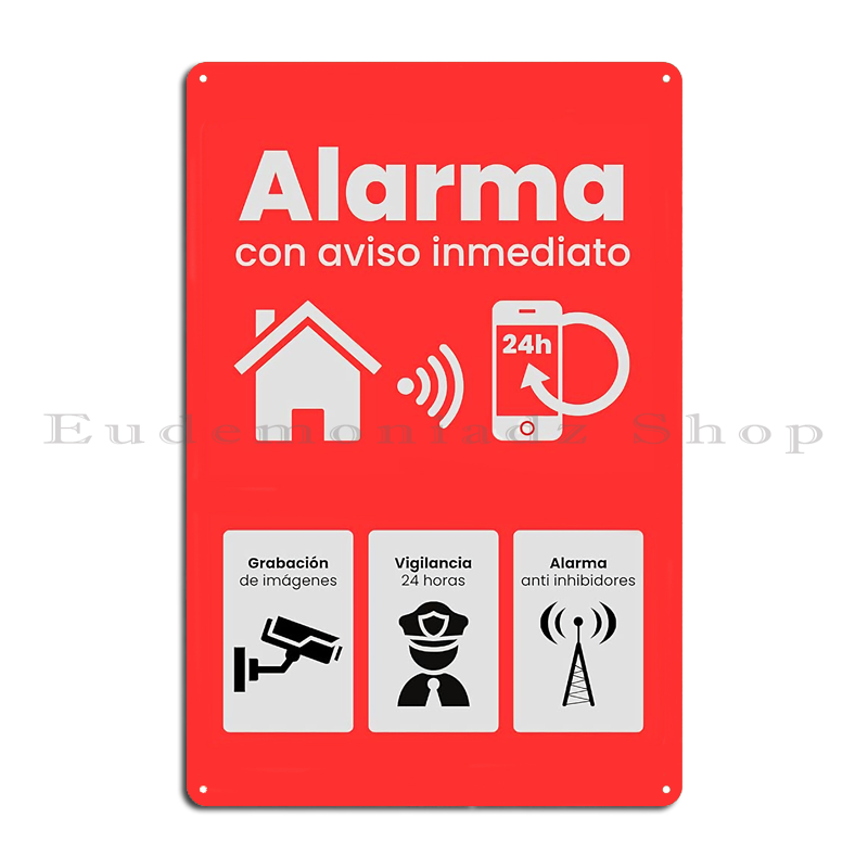 Retro 24h Alarm System Metal S - Home Security Services ulasan dan harga
