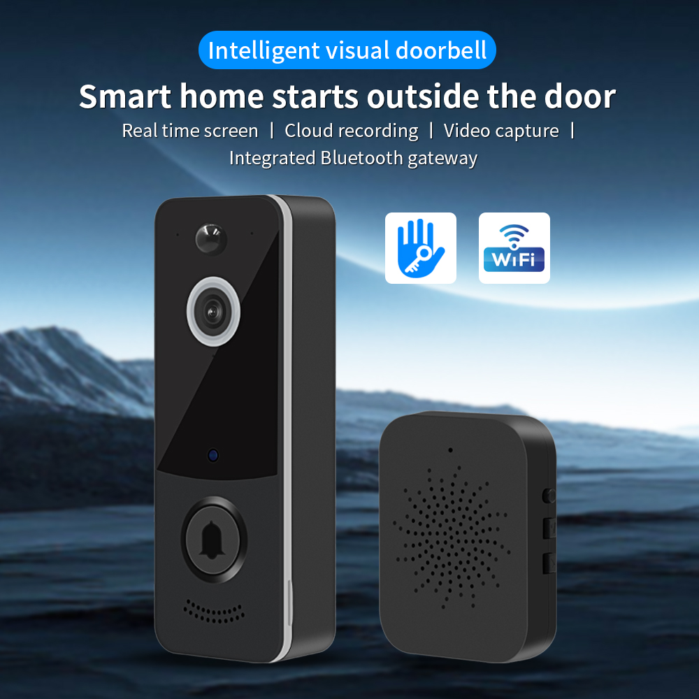 1080P WIFI Video Doorbell TTLO - Home Security Monitoring System ulasan dan harga