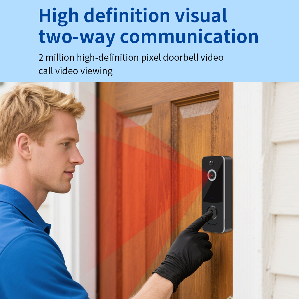 1080P WIFI Video Doorbell TTLO - Home Security Monitoring System ulasan dan harga