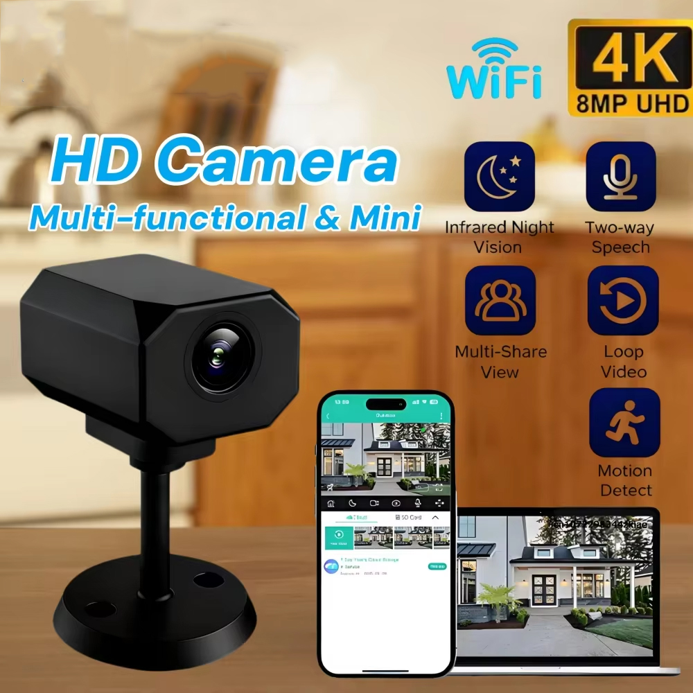 4K HD WiFi Security Camera for - Home Security Services ulasan dan harga