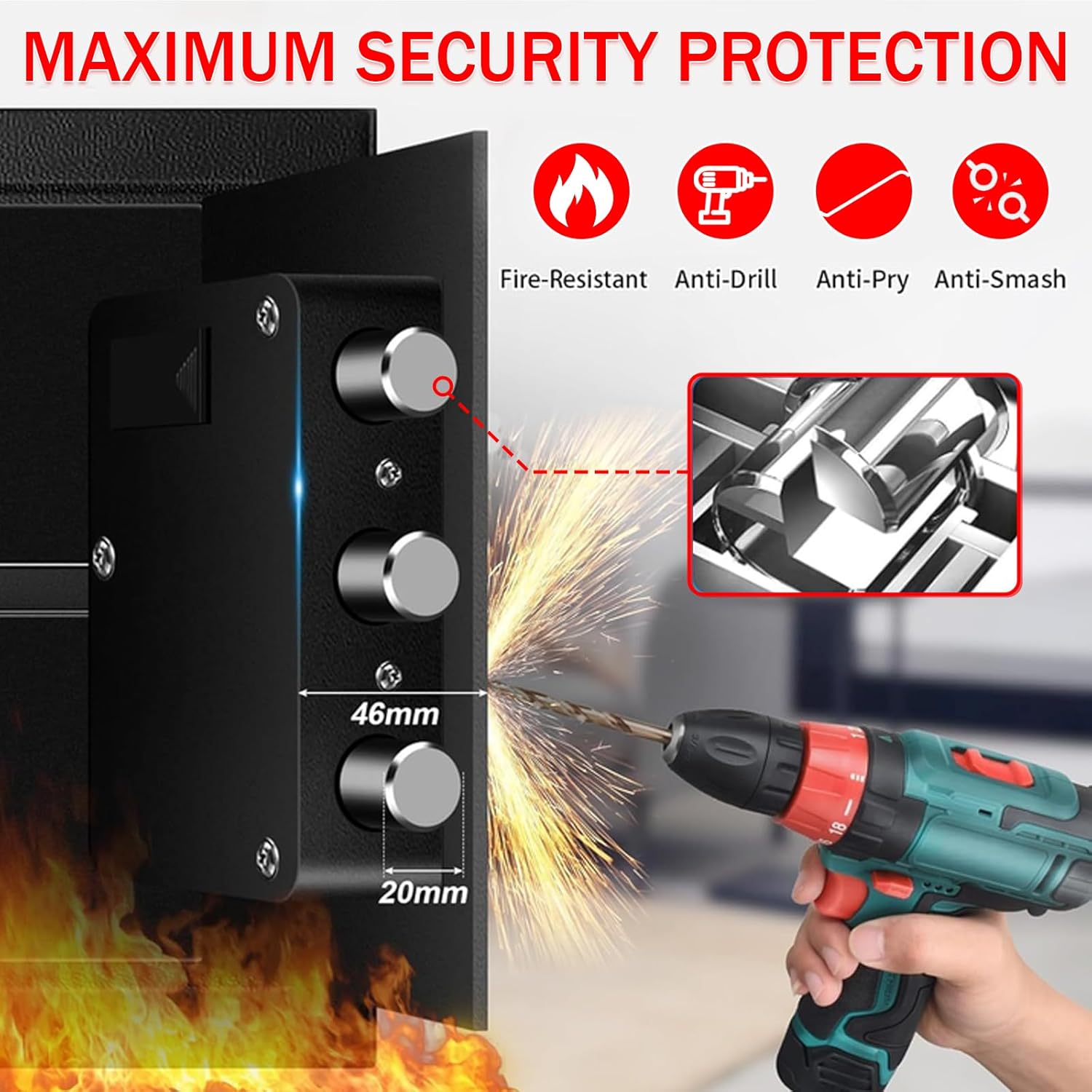 Small Fire Safe Box for Home w - Home Security Images ulasan dan harga