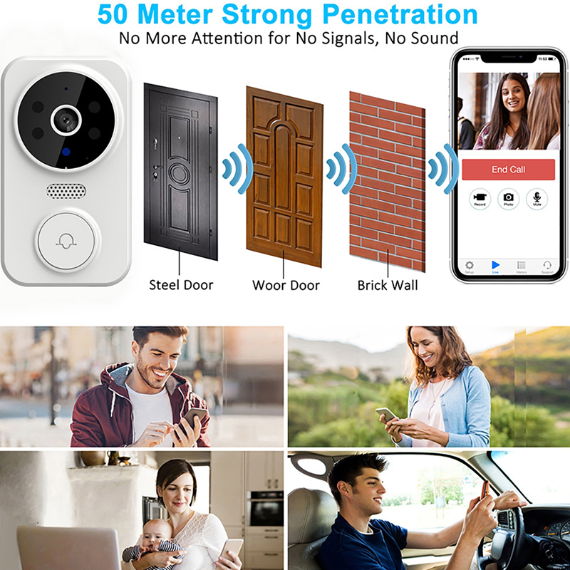 WiFi Smart Video Doorbell Came - Home Security Monitoring System ulasan dan harga