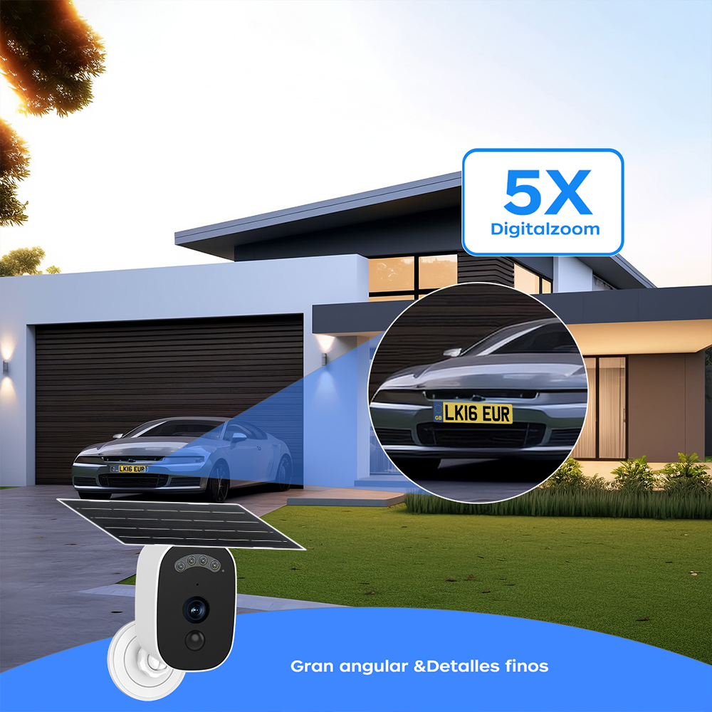 Jooan 3K HD Solar Security Cam - Home Security Monitoring System ulasan dan harga