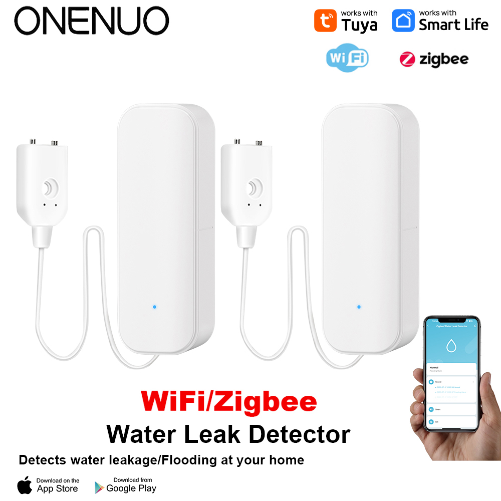 WiFi/Zigbee Water Sensor Tuya  - Home Security Technology ulasan dan harga