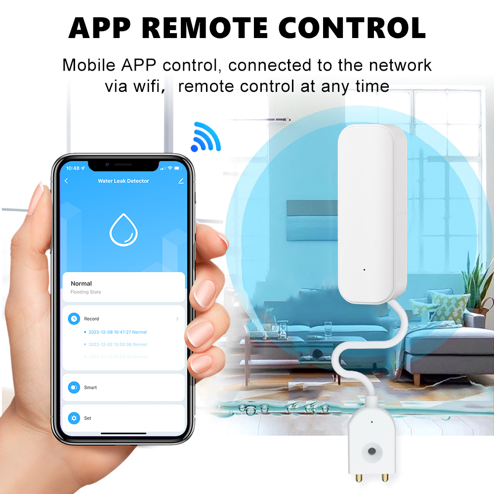 WiFi/Zigbee Water Sensor Tuya  - Home Security Technology ulasan dan harga