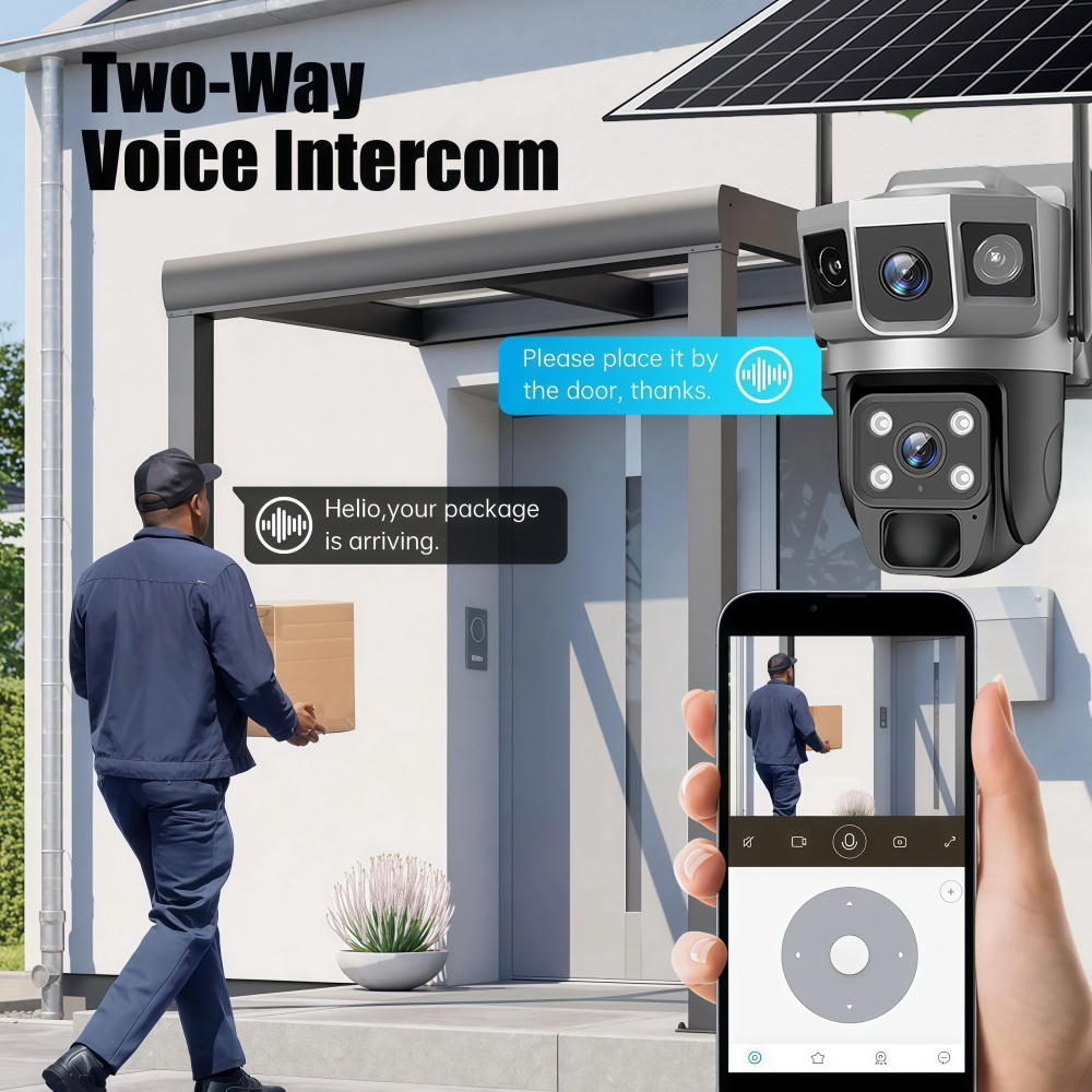 4G Camera Outdoor Solar Survei - Home Security Services ulasan dan harga
