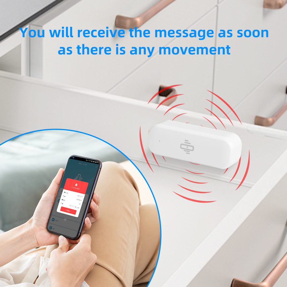 Tuya Smart WiFi Vibration Sens - Home Security Technology ulasan dan harga