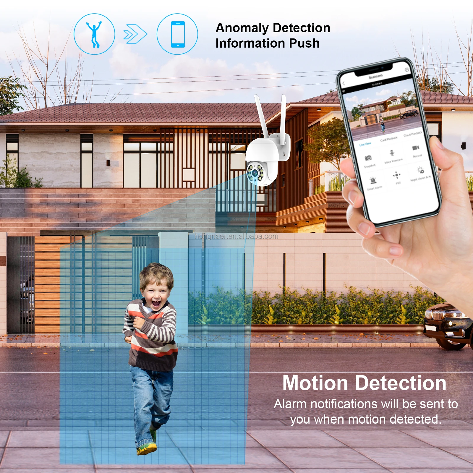 2026 Hongnaer 3MP 4 Channel Wi - Home Security And Cameras ulasan dan harga