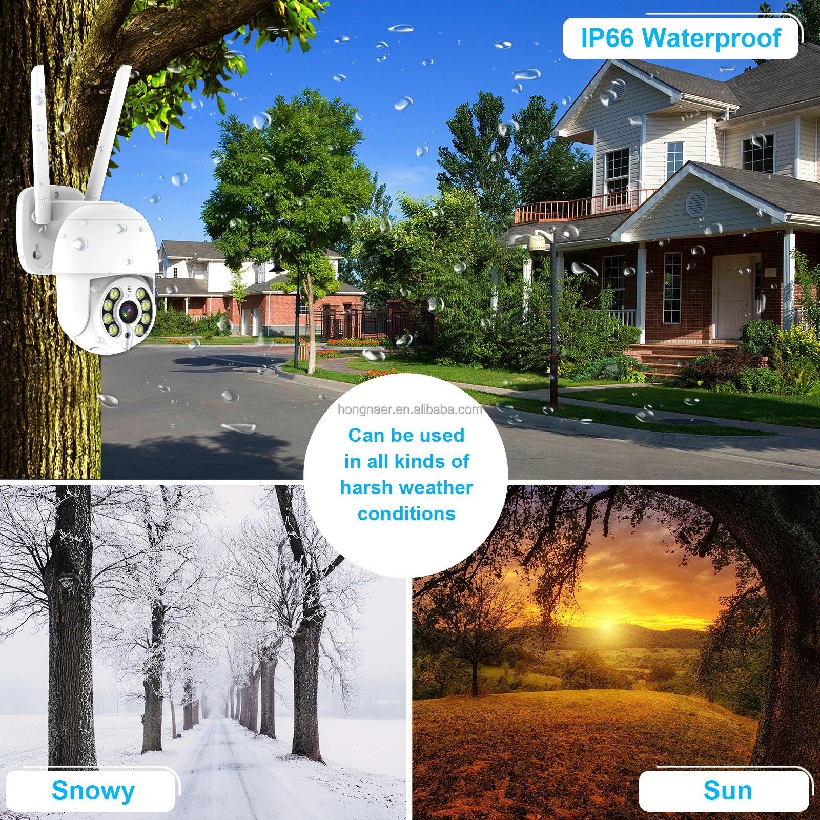 2026 Hongnaer 3MP 4 Channel Wi - Home Security And Cameras ulasan dan harga