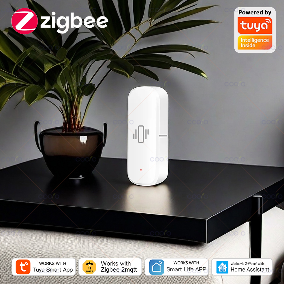 Smart ZigBee Vibration Sensor  - Home Security Technology ulasan dan harga