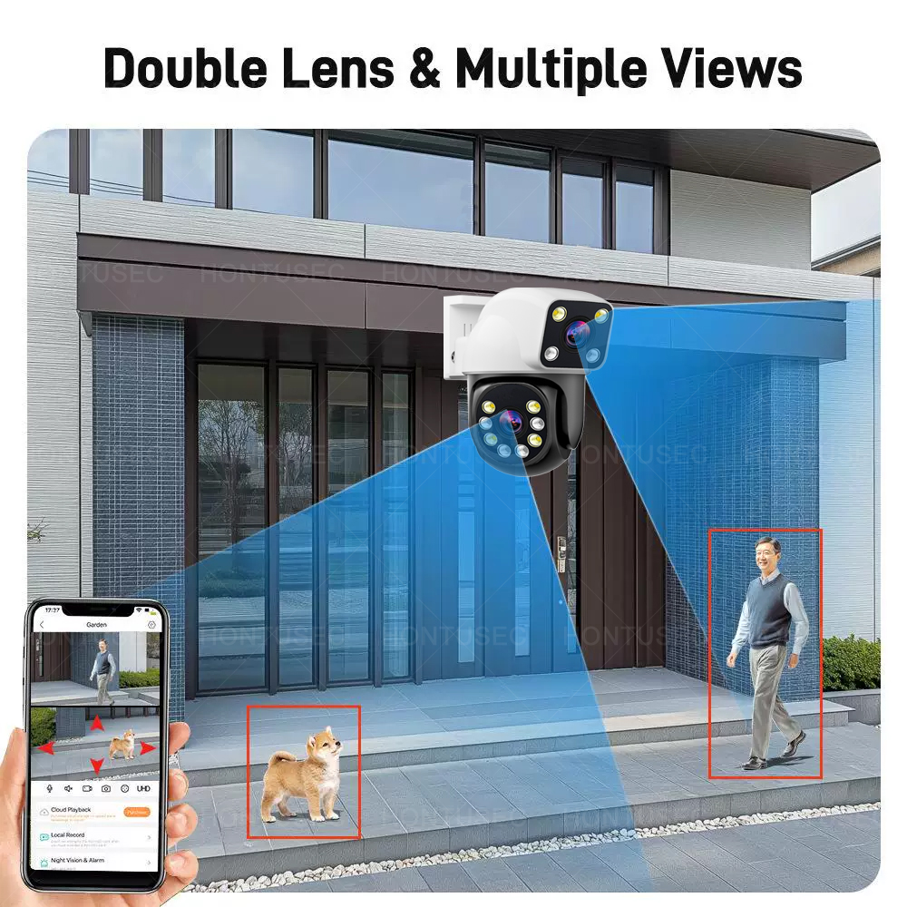 Smartlife 8MP WiFi Tuya Outdoo - Home Security And Cameras ulasan dan harga