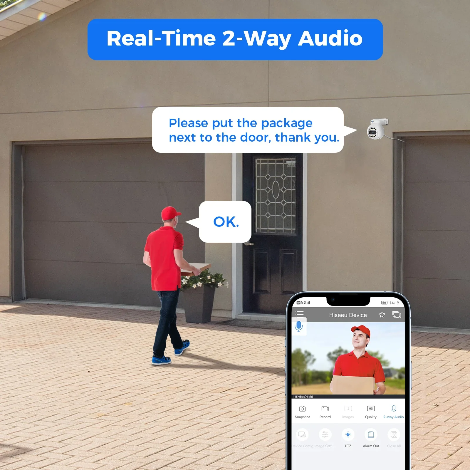 Hiseeu Automatic Tracking 5mp  - Home Security Monitoring System ulasan dan harga
