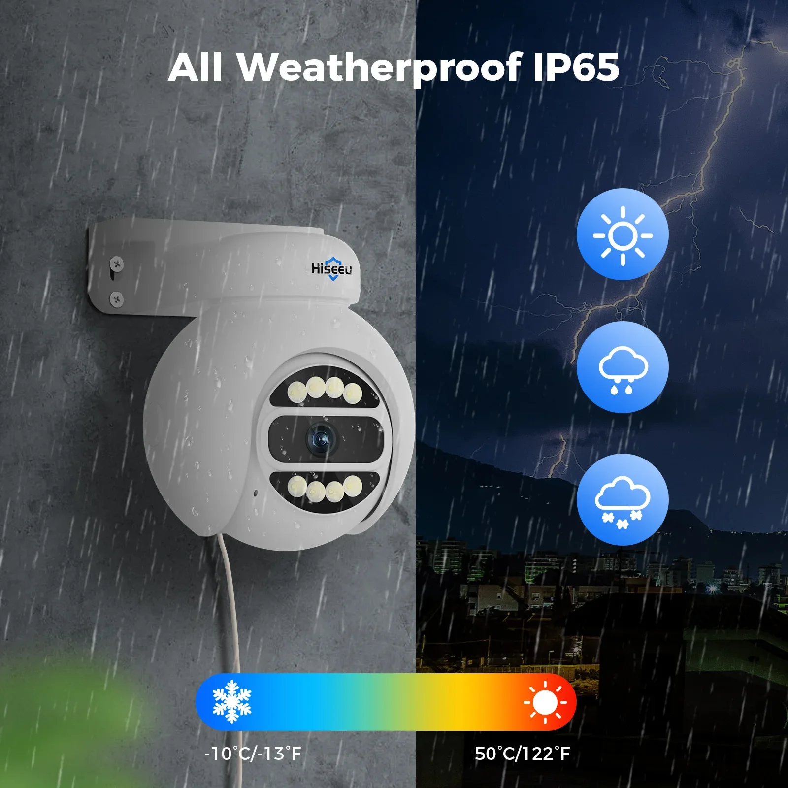 Hiseeu Automatic Tracking 5mp  - Home Security Monitoring System ulasan dan harga