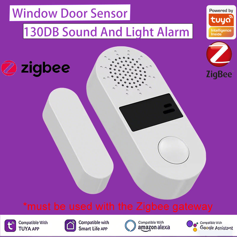 Tuya Zigbee Wireless Door Wind - Home Security Technology ulasan dan harga