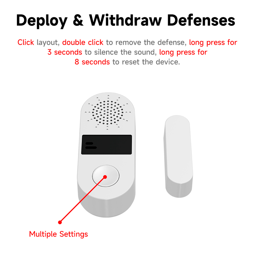 Tuya Zigbee Wireless Door Wind - Home Security Technology ulasan dan harga