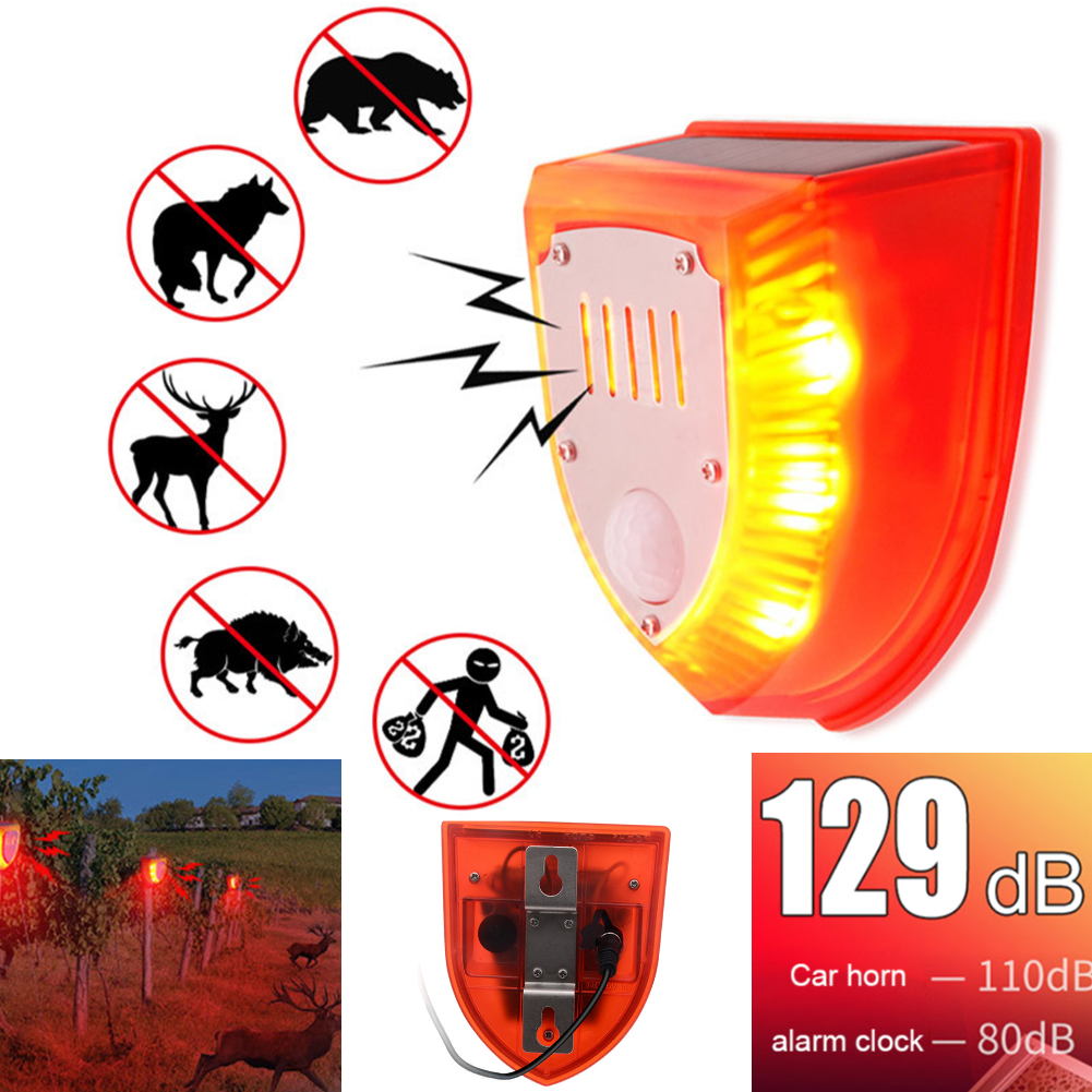 Outdoor Solar Alarm with Motio - Barking Dog Alarm ulasan dan harga