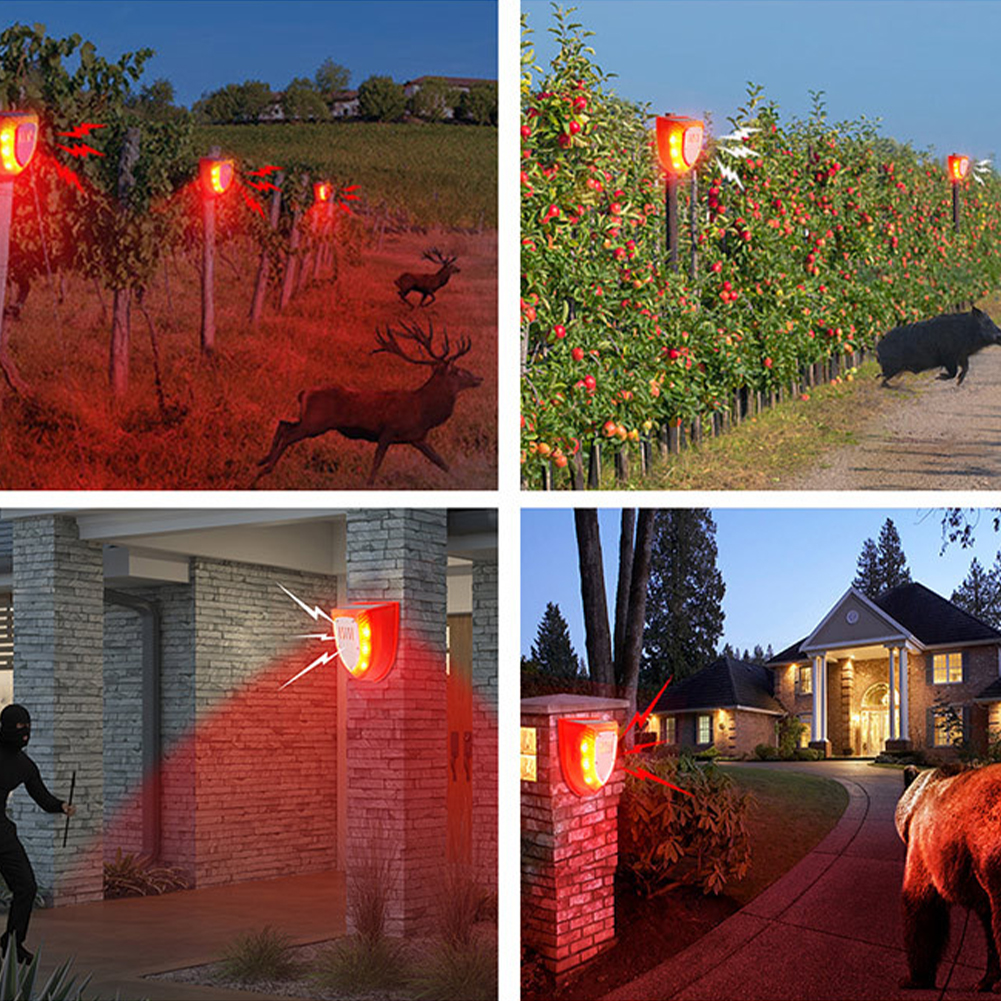 Outdoor Solar Alarm with Motio - Barking Dog Alarm ulasan dan harga