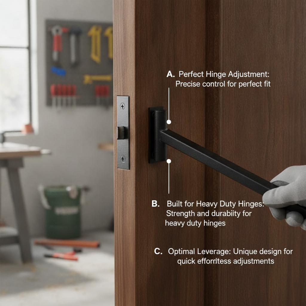 Heavy Duty Door Hinge Adjustme - Home Security Project ulasan dan harga
