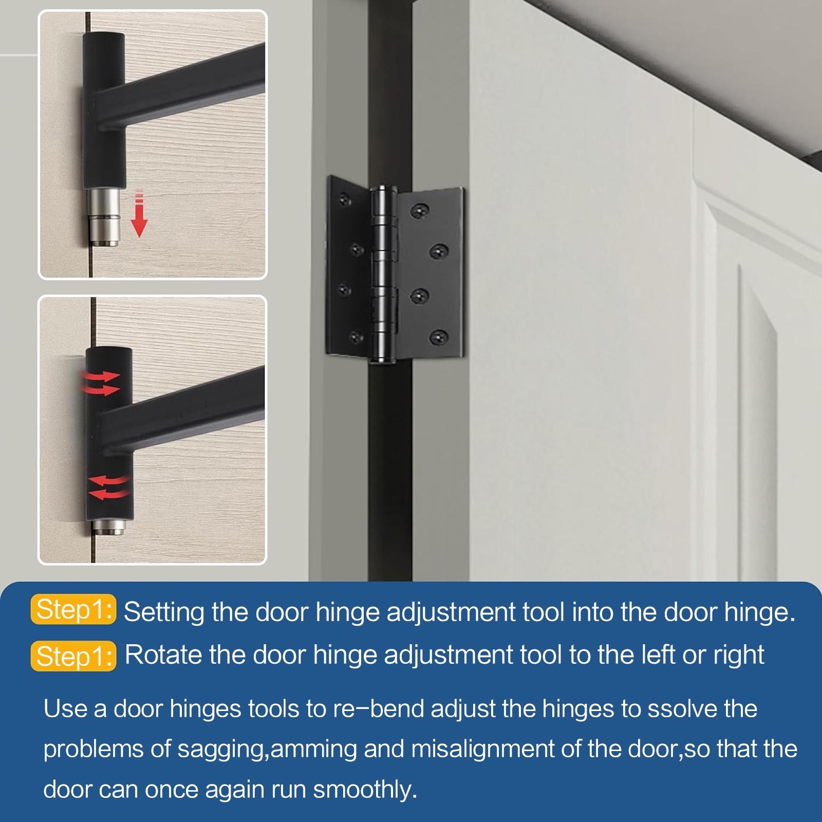 Heavy Duty Door Hinge Adjustme - Home Security Project ulasan dan harga