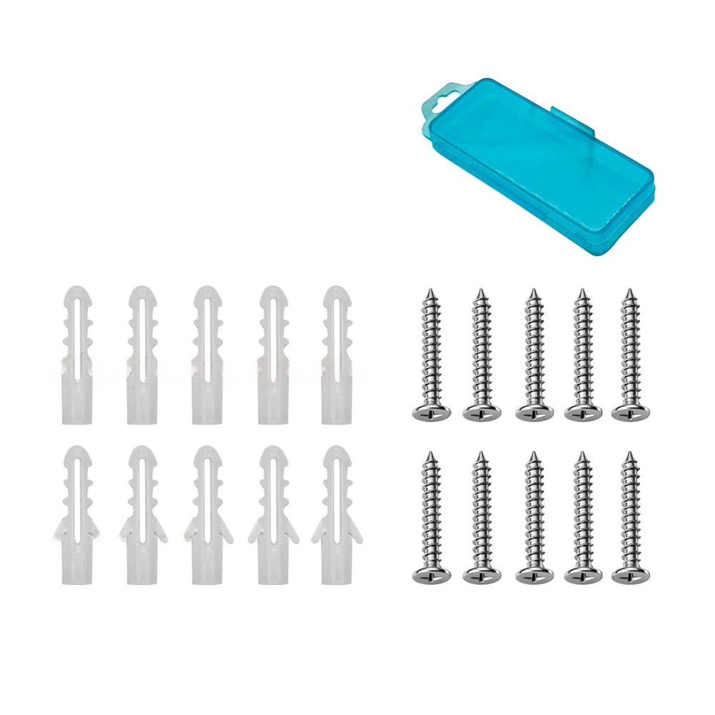 20PCS Plastic Expansion Tube S - Home Security Project ulasan dan harga
