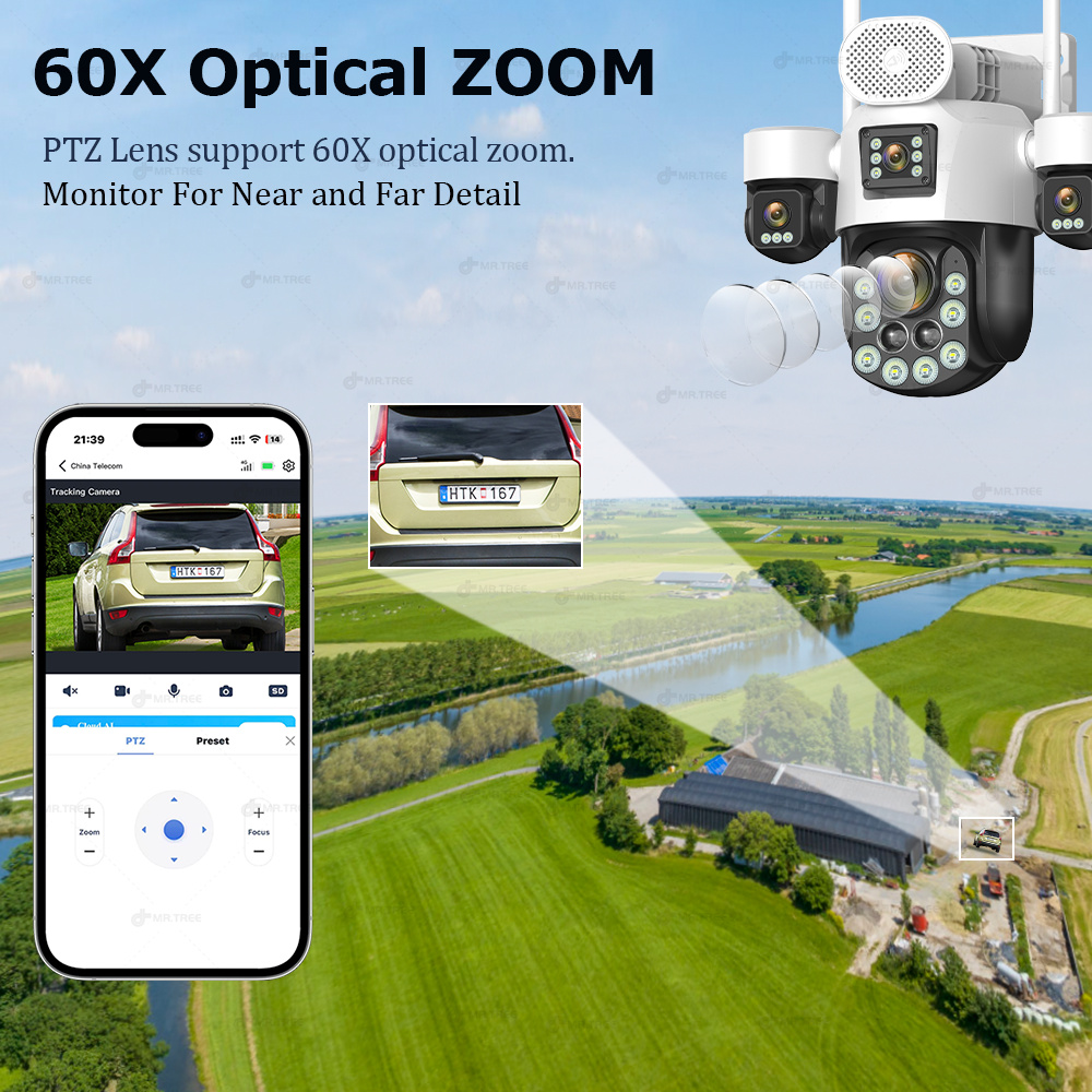 AOV Four Lens Outdoor Surveill - Home Security Ultimate ulasan dan harga
