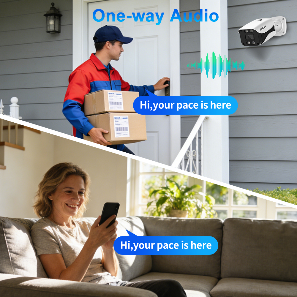 8MP Security Camera System 4K  - Home Security Network ulasan dan harga