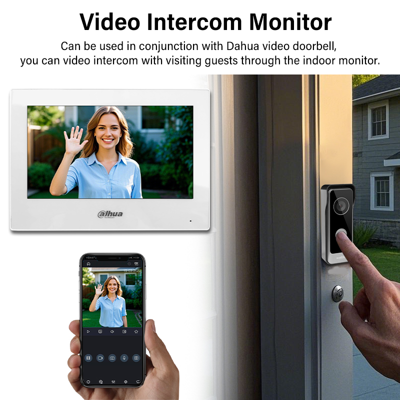 Dahua 2-Wire WiFi Indoor Monit - Home Security Technology ulasan dan harga