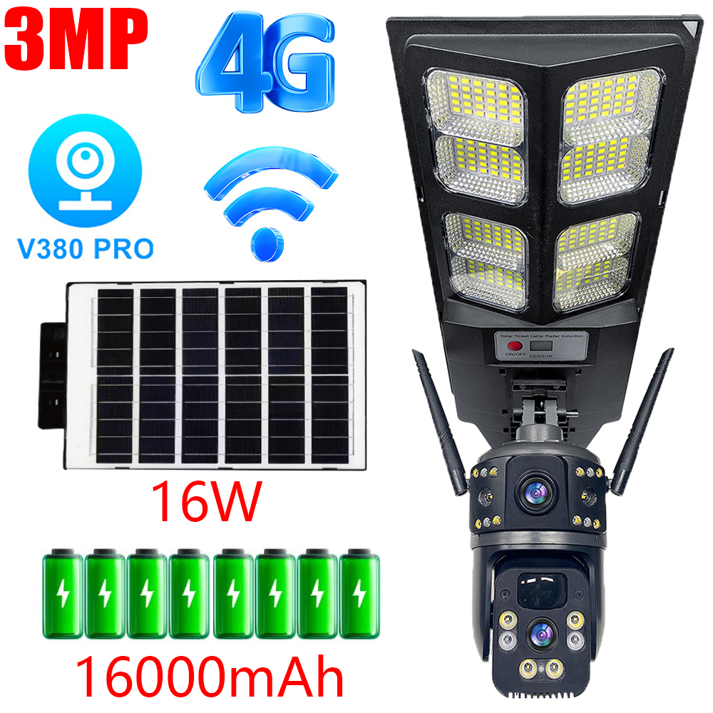 3MP 4G Dual Lens Camera Securi - Home Security Services ulasan dan harga