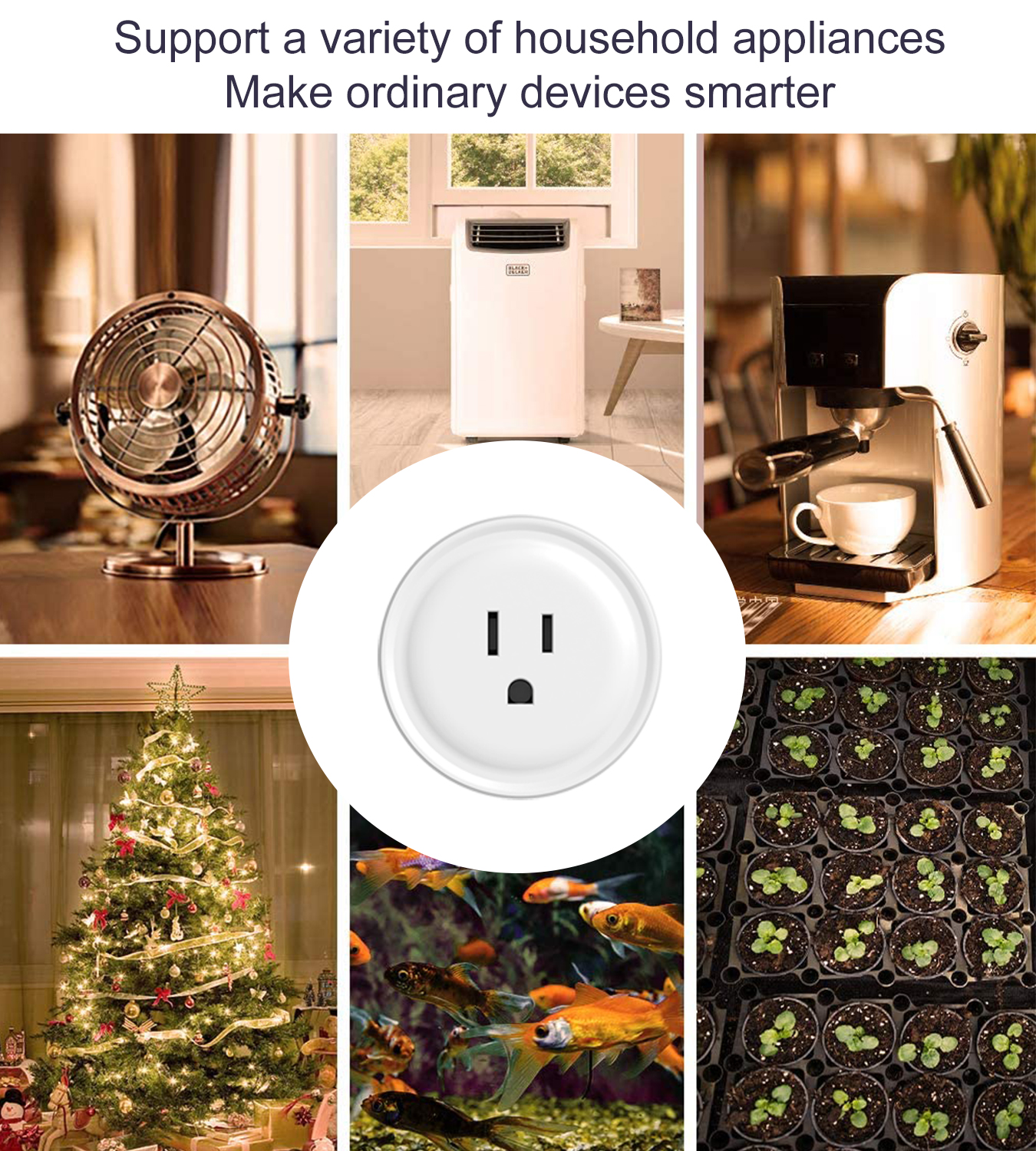 Tuya US-Spec 10A Smart round P - Home Security Technology ulasan dan harga