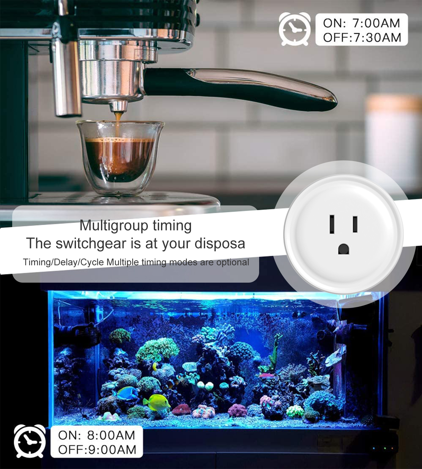 Tuya US-Spec 10A Smart round P - Home Security Technology ulasan dan harga