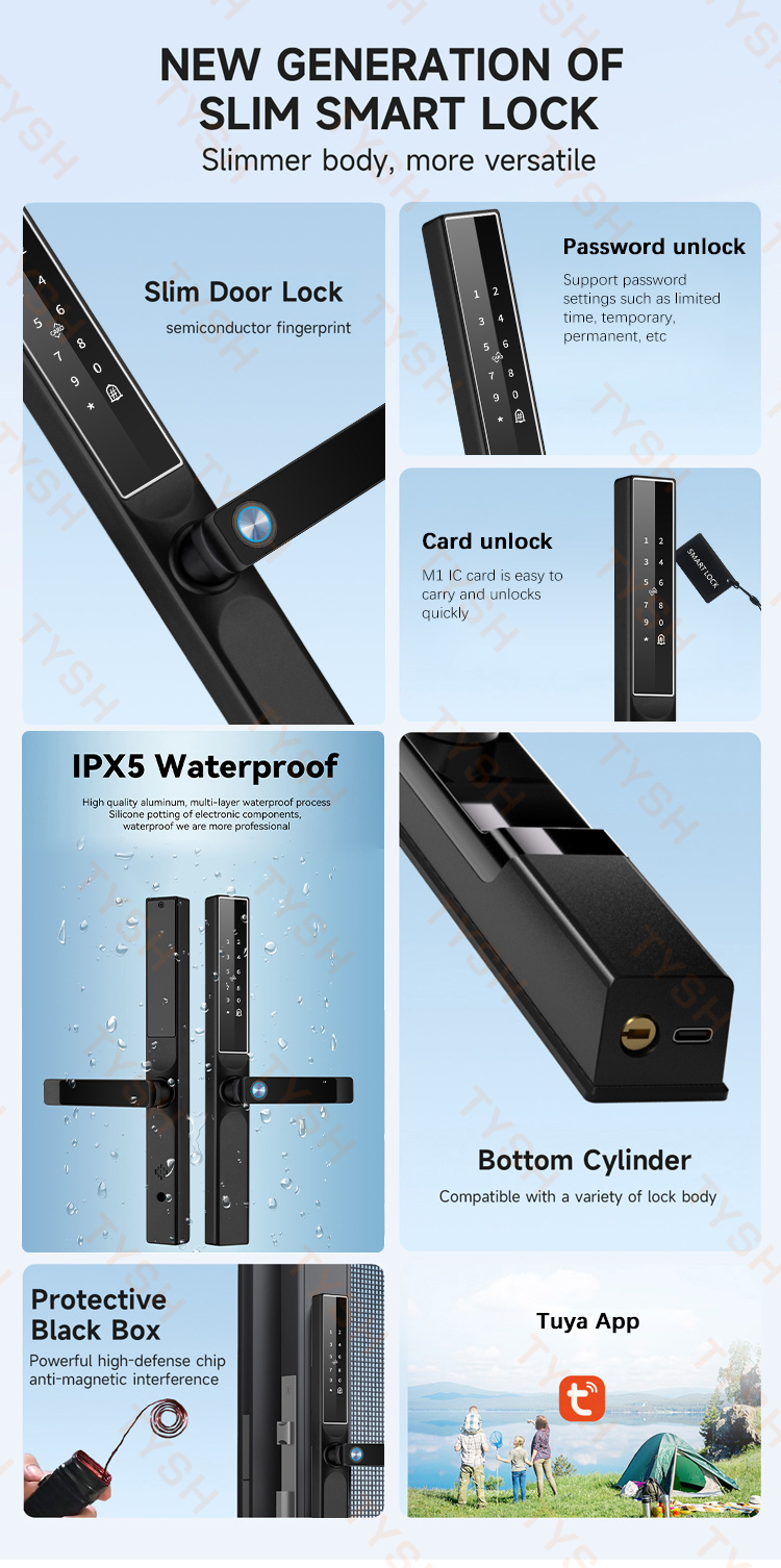 Tuya App Fingerprint Door Lock - Home Security Services ulasan dan harga