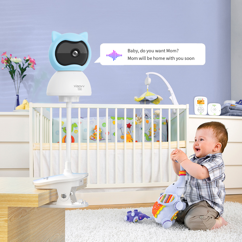 4MP WiFi xiaovv indoor Baby Mo - Home Security Monitoring System ulasan dan harga