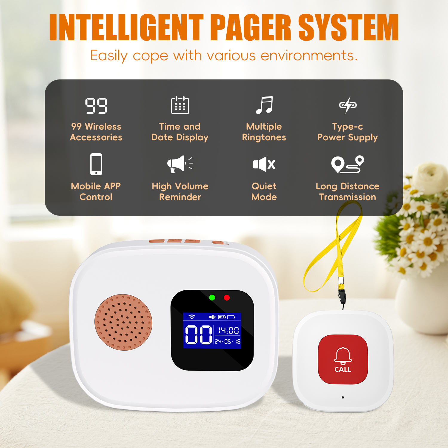 Emergency Call Button for Seni - Home Security Network ulasan dan harga