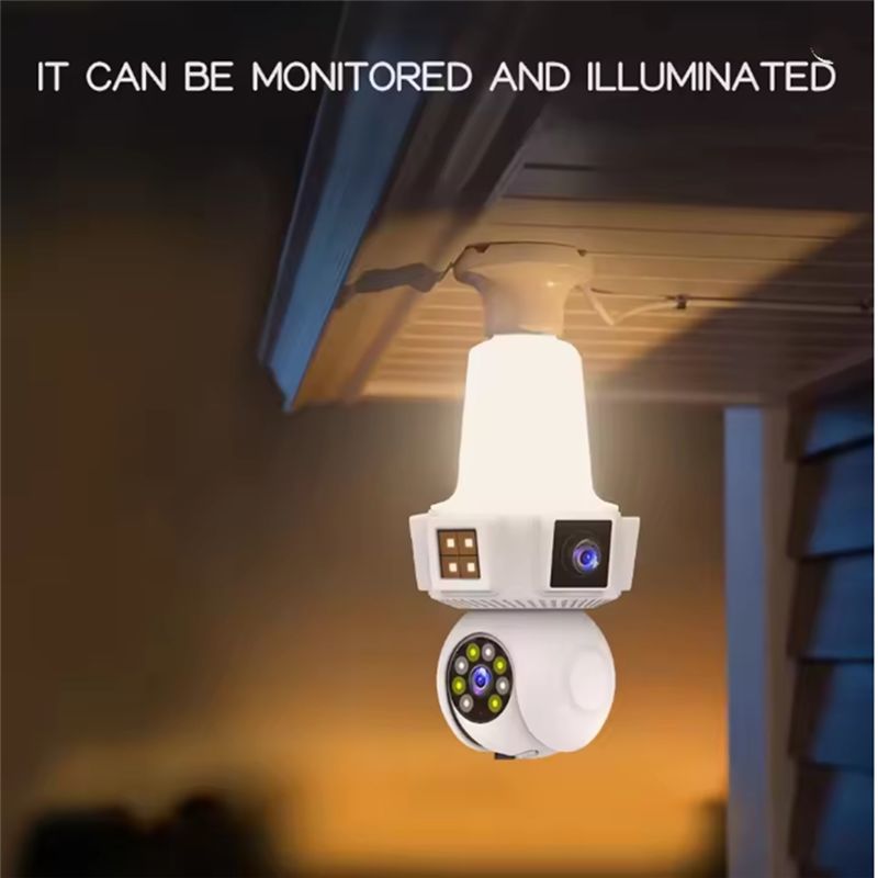 【A08I】Dual Lens Mart Home Wire - Home Security Network ulasan dan harga