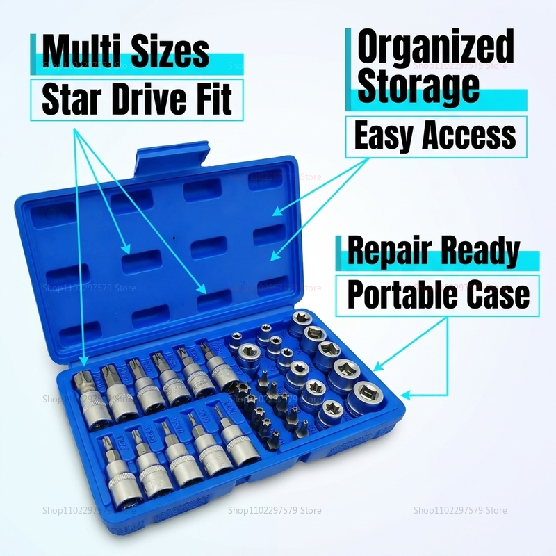 34Pcs High-Quality Star Socket - Home Security Project ulasan dan harga