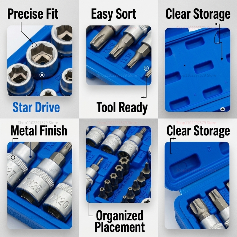 34Pcs High-Quality Star Socket - Home Security Project ulasan dan harga