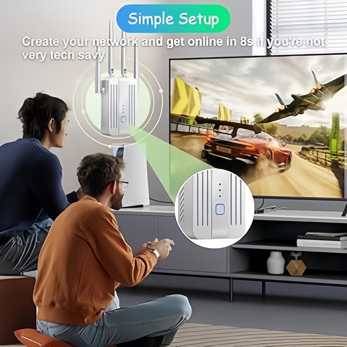 300Mbps Wireless WiFi Repeater - Home Security Network ulasan dan harga