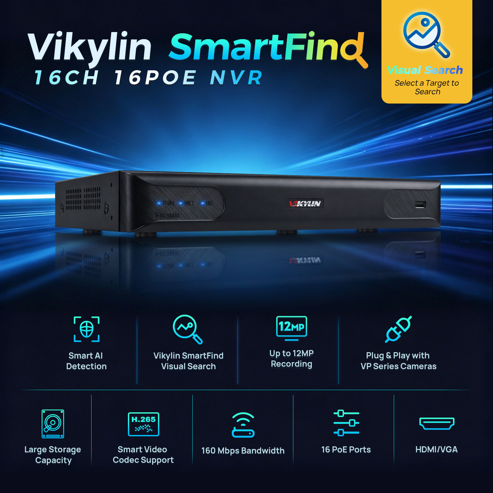 Vikylin 4K NVR UP to 12MP Home - Home Security Of America ulasan dan harga