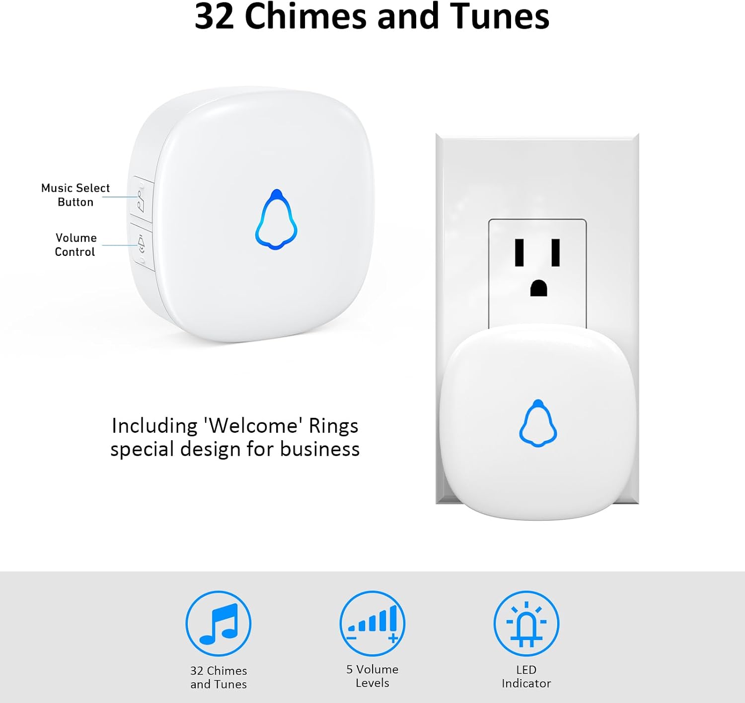 Motion Sensor Door Chime, Wire - Home Security Images ulasan dan harga
