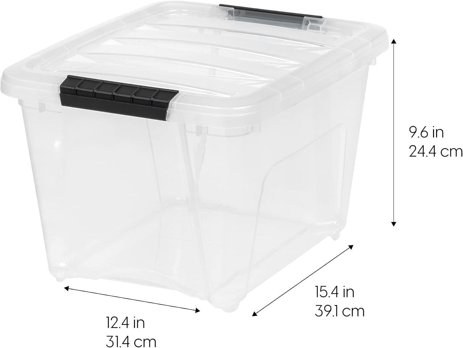 19 QT Clear Plastic Storage Bo - Home Security Images ulasan dan harga