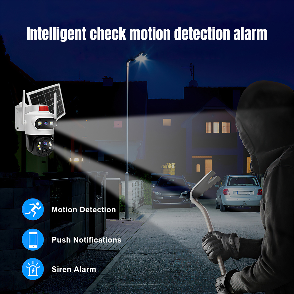 Solar Security Cameras Wireles - Home Security Monitoring System ulasan dan harga