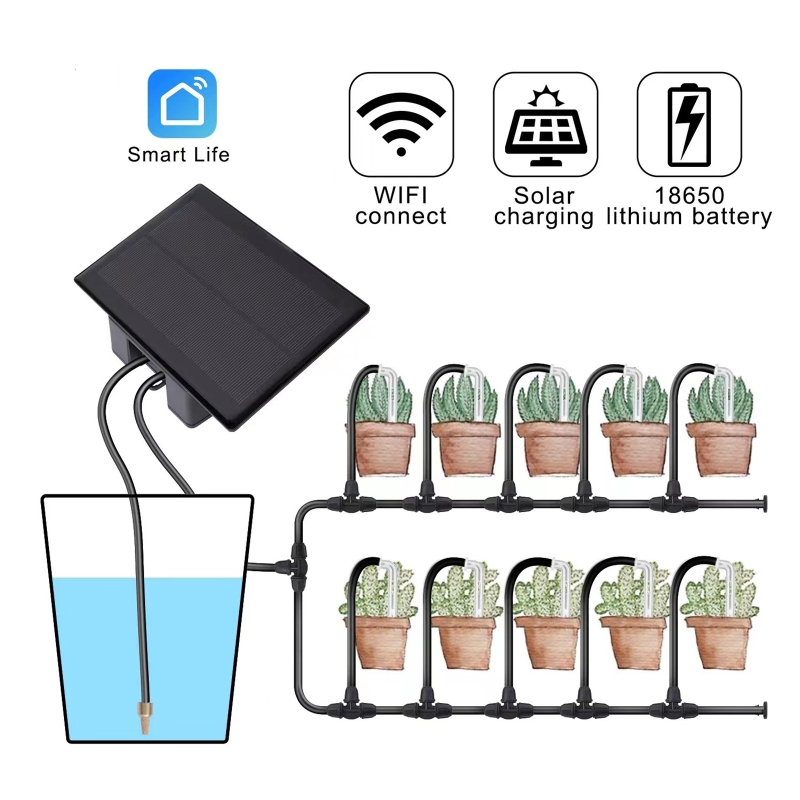 WIFI Solar Automatic Watering  - Home Security Technology ulasan dan harga